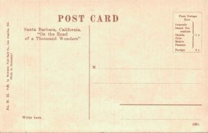 USA Potter Hotel Santa Barbara California Vintage Postcard 05.77