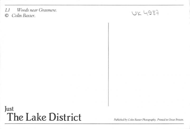 uk4987 lake district grasmere    uk