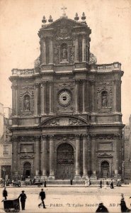 France Paris L'Eglise Saint-Psaul 1911