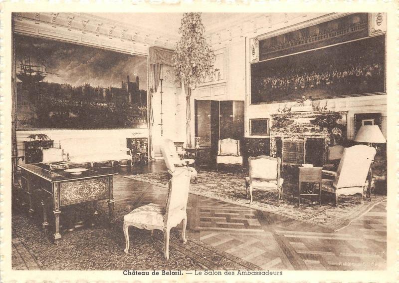 BR19217 Le Salon des Ambassadeurs Chateau de Boloeil   belgium