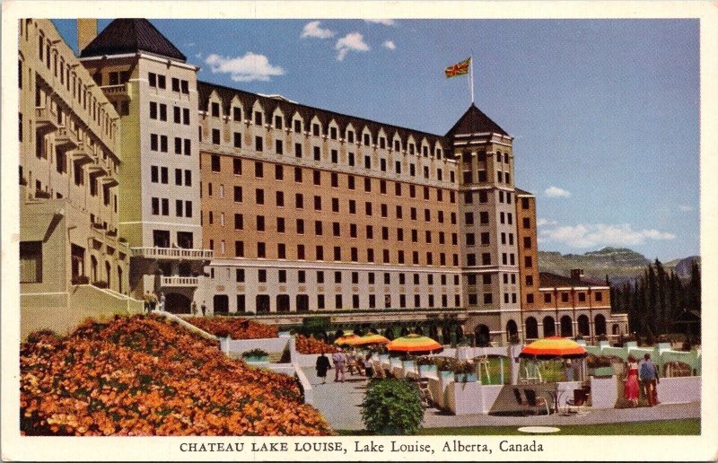 Chateau Lake Louise Alberta Canada Ca Wob Note Pm Postcard 