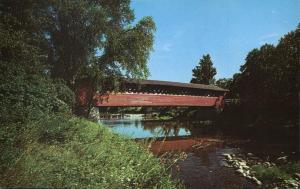 Burt Henry Covered Bridge - North Bennington VT, Vermont