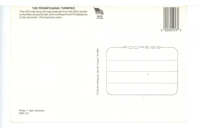 PA - PA Turnpike. Gobblers Knob Area (continental size)