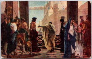 Ecce Homo, Latin Words, Gospel of John, Painting Art, Antonio Ciseri, Postcard