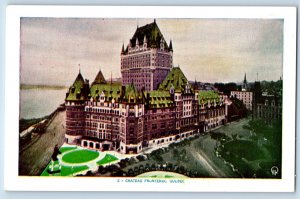Quebec Canada Postcard Building of Chateau Frontenac c1950's Vintage Unposted