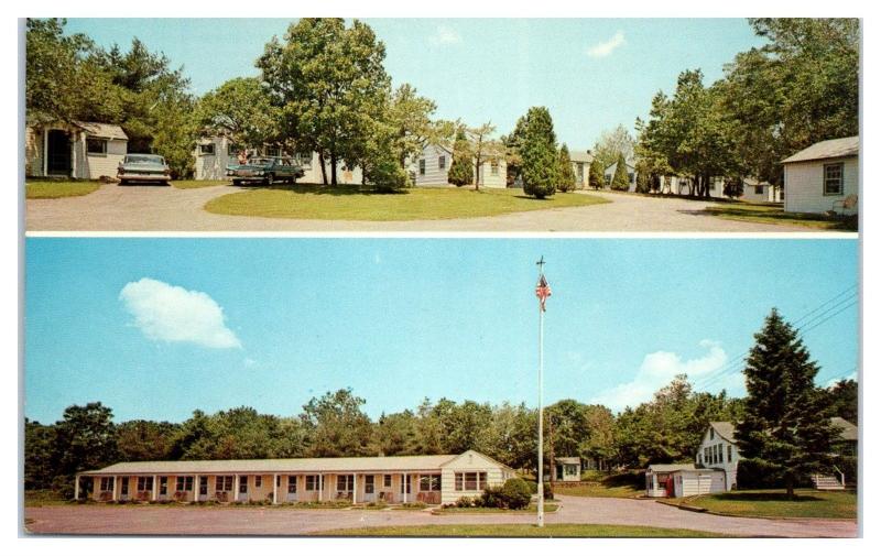 1950s/60s Pine Lodge Motel, Westerly, RI Postcard