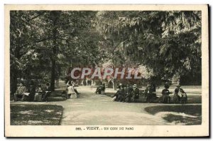 Old Postcard Vichy Un Coin Du Parc