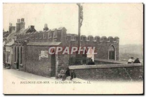 Old Postcard Boulogne Sur Mer La Chapelle des Marins Children