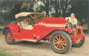 1913 Red Marmon Speedster Vintage Chrome Postcard Unposted, Dexter Press