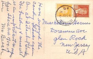 Istanbul Turkey Sultan Ahmet Mosque Scenic View Real Photo Postcard AA73850