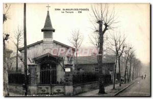 Old Postcard St Maur Des Fosses Temple