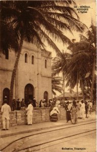 CPA AK SÉNÉGAL-142-Rufisque-L'Eglise (331189)