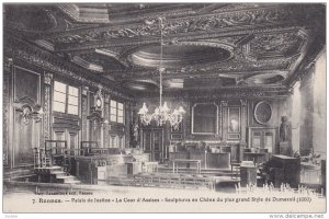 RENNES, Ille Et Vilaine, France, 1900-1910´s; Palais de Jutice [interior]