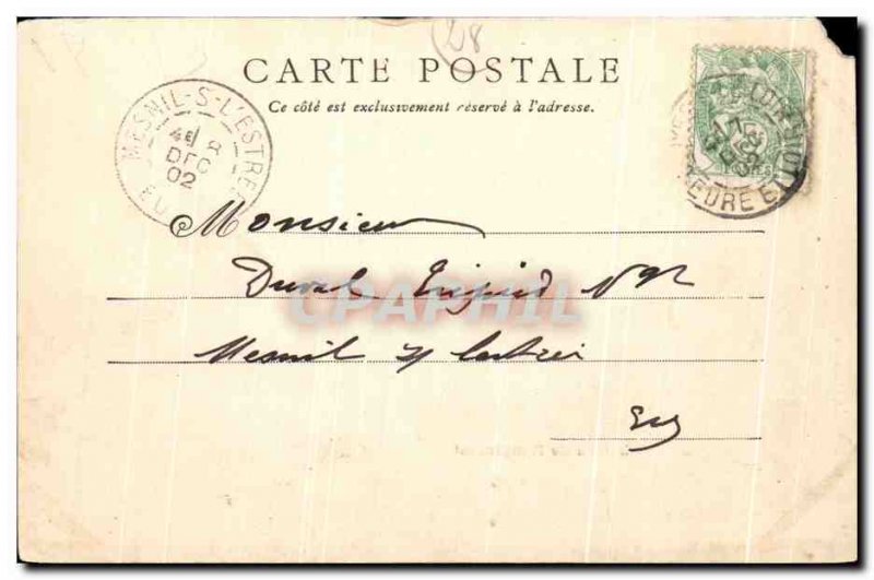 Old Postcard Chateau De Rougemont