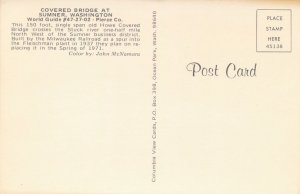 Sumner WA, Washington - Milwaukee Railroad Covered Bridge