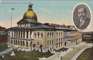 Massachusetts Boston State House and Governor Eugene N Foss