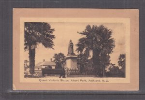 NEW ZEALAND, AUCKLAND, QUEEN VICTORIA STATUE, ALBERT PARK, c1910 ppc., unused.