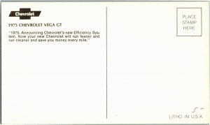 1978 Chevrolet Vega GT Advertising Postcard C20 