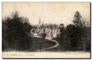 Old Postcard Cleres Le Chateau Chebe