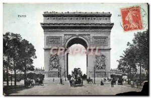 Paris - 8 - Arc de Triomphe - Old Postcard -