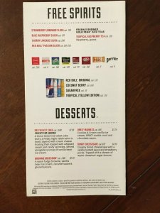 TGIFridays Restaurant ToGo Menu