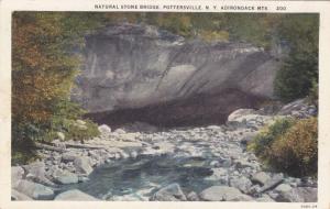 Natural Stone Bridge - Pottersville NY, New York - Adirondacks - WB