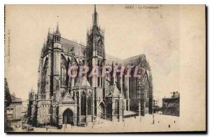 Old Postcard Metz Cathedral