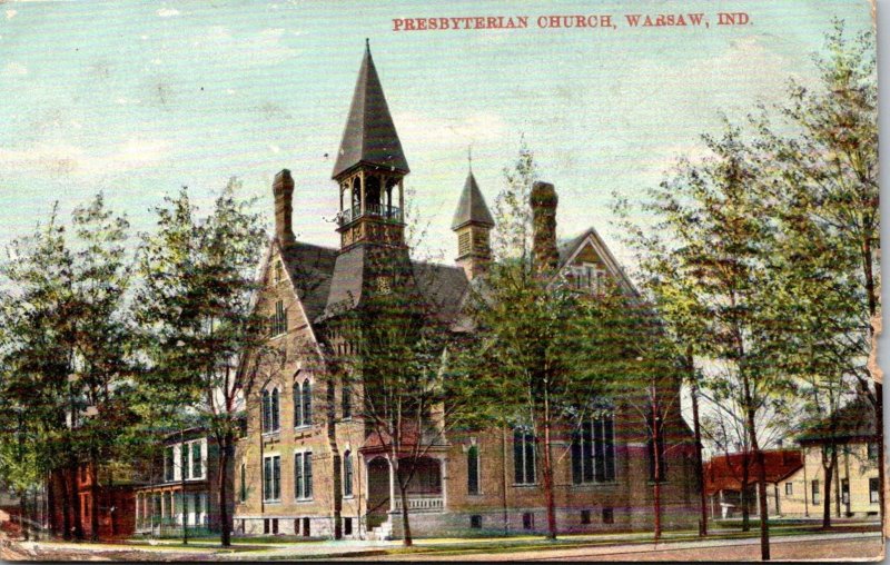 Indiana Warsaw Presbyterian Church 1909