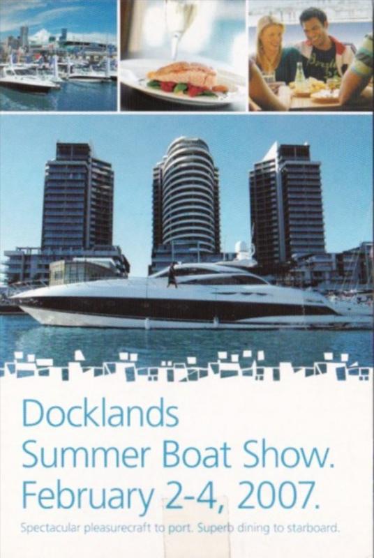 Australia Melbourne Docklands Summer Boat Show 2007