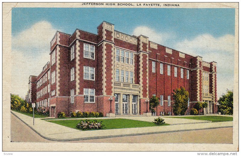 Jefferson High School, LA FAYETTE, Indiana, PU-1946