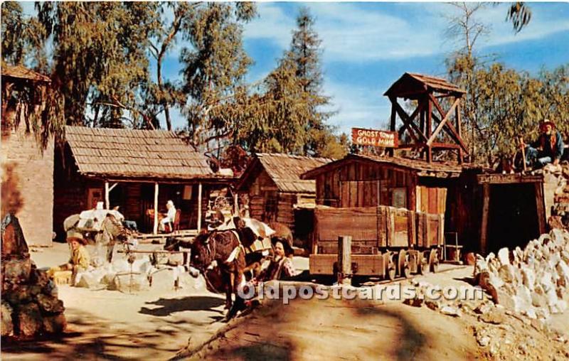 Knott's Berry Farm, Ghost Town, California, CA, USA Postcard Prospectors...