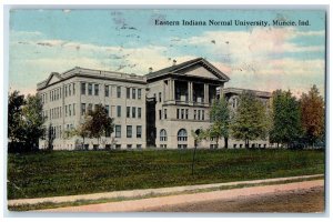 1914 Eastern Indiana Normal University Building Muncie Indiana IN Postcard