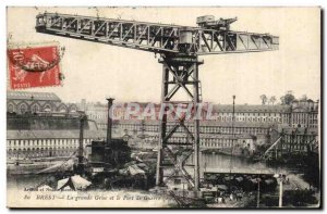 Brest Old Postcard The main street and the Port of war