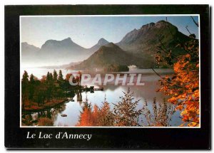 Modern Postcard Lake Annecy