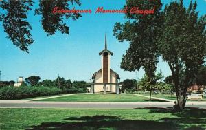 Postcard Eisenhower Memorial Chapel Abilene Kansas