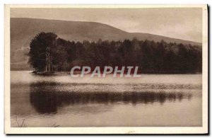 Old Postcard The Correze Illustree A beautiful pond at the foot of Monedieres