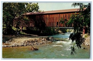 c1950's The Honey Run Covered Bridge Near Chico California CA Vintage Postcard 