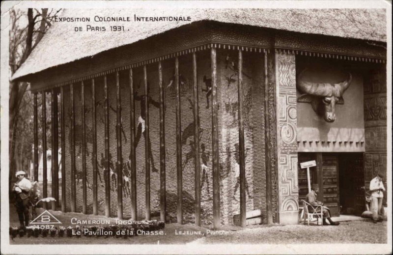 Paris Cameroon Togo Exposition Coloniale Int'l c1931 Real Photo Postcard