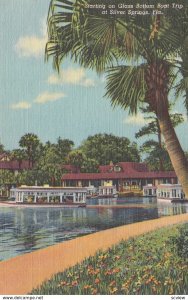 SILVER SPRINGS, Florida, 1930-40s; Starting on Glass Bottom Boat Trip