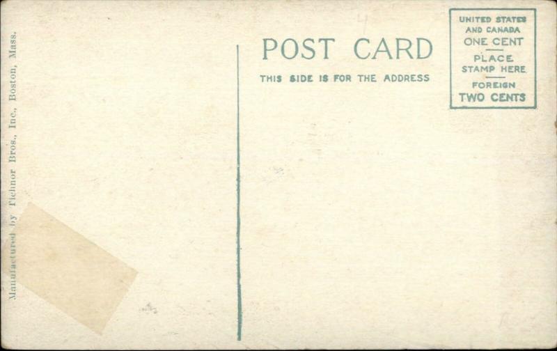 Revere Beach Crescent Beach RR Train Station Depot c1910 Postcard