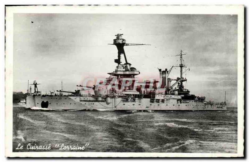 Postcard Old Boat Lorraine Breastplate