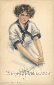 Alice Luella Fidler (USA) Artist PostcardAmerican Girl No. 15