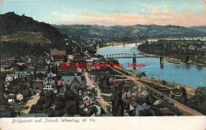 WV, Wheeling, West Virginia, Bridgeport & Island, IPC No 128-8