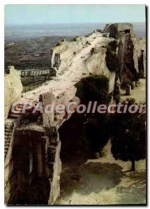Modern Postcard Les Baux in Provence Alpilles A Spur detached from bare