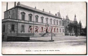 Postcard Old City Nevers Hotel and Palais Ducal