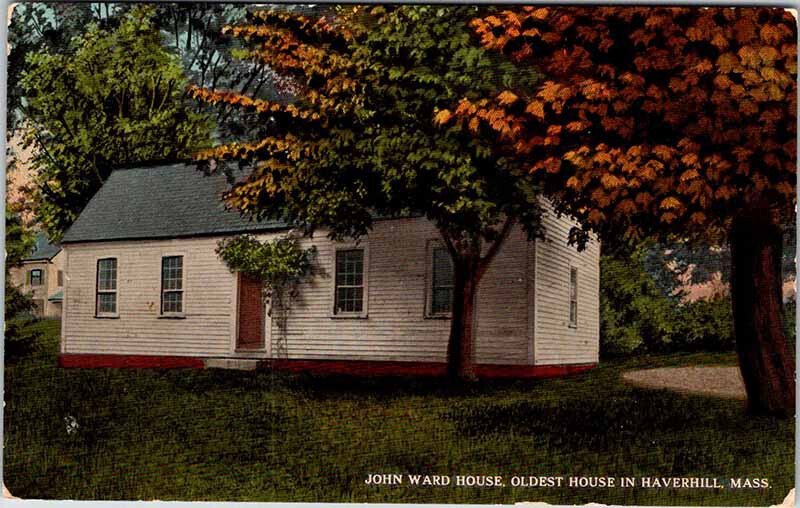 Postcard HOUSE SCENE Haverhill Massachusetts MA AM6559