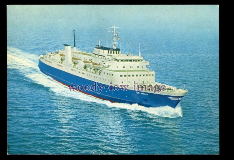 FE3521a - Tor Line Ferry - Tor Anglia , built 1966 - postcard