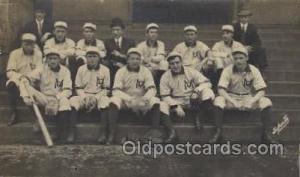 Base Ball Baseball Real Photo Postcards Post Card  