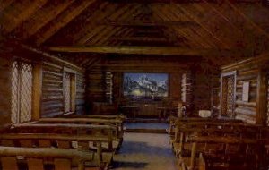 Interior, Chapel of the Transfiguration - Moose, Wyoming WY  