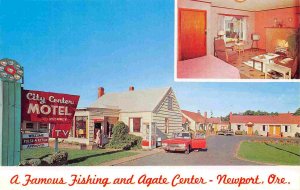 City Center Motel US 101 Newport Oregon postcard